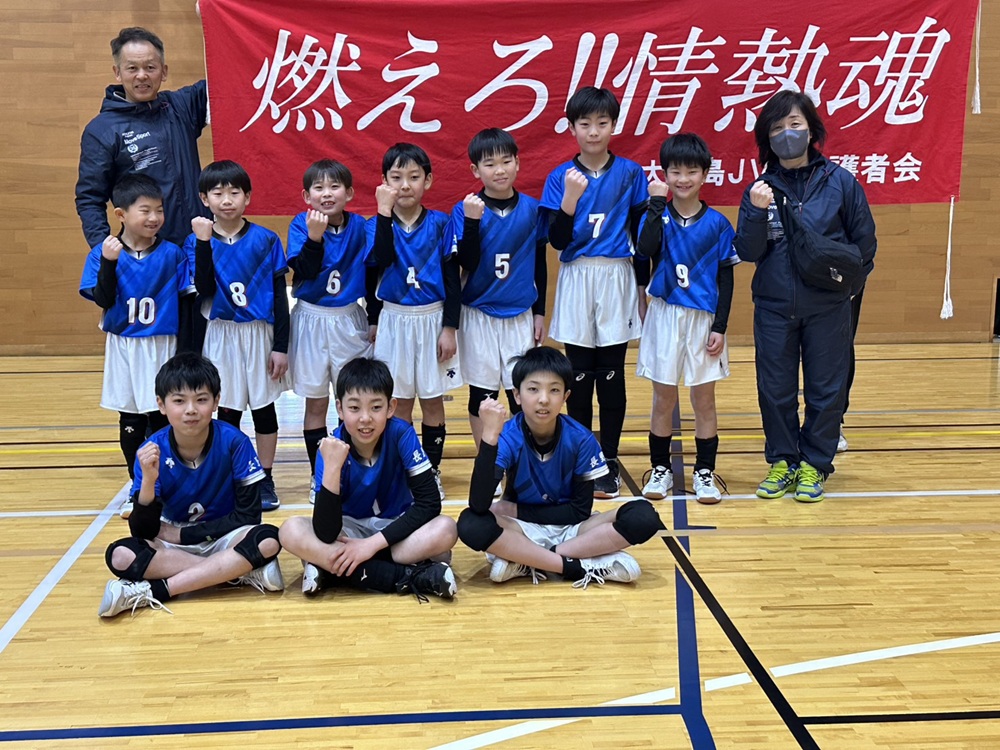 大豆島JVC 男子チーム集合写真
